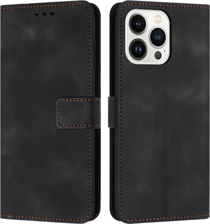 Produktbild Cover-Discount iPhone 16 Pro – Wildleder Look Etui im Vintage Design (Apple iPhone 16 Pro)