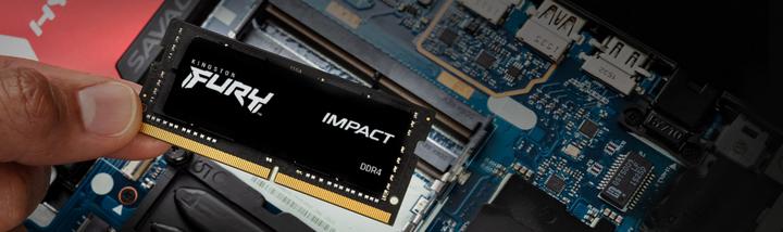 Produktbild Kingston FURY Impact (1 x 16GB, 3200 MHz, DDR4-RAM, SO-DIMM)