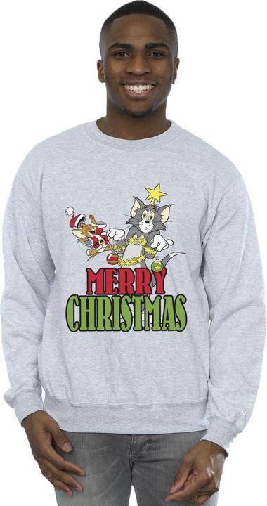 Produktbild Tom & Jerry Merry Christmas Baubles Sweatshirt (4XL)