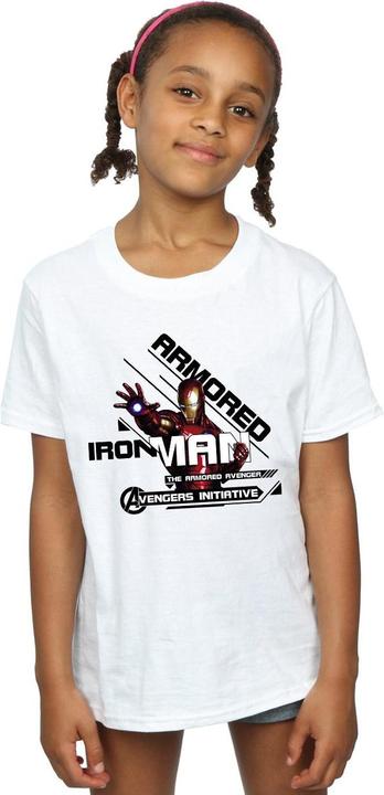 Image du produit - T-shirt IRON MAN ARMORED AVENGER - Fille (128)