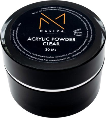 Actual product image Maliva Acrylic powder clear (Nail varnish dryer, Transparent)