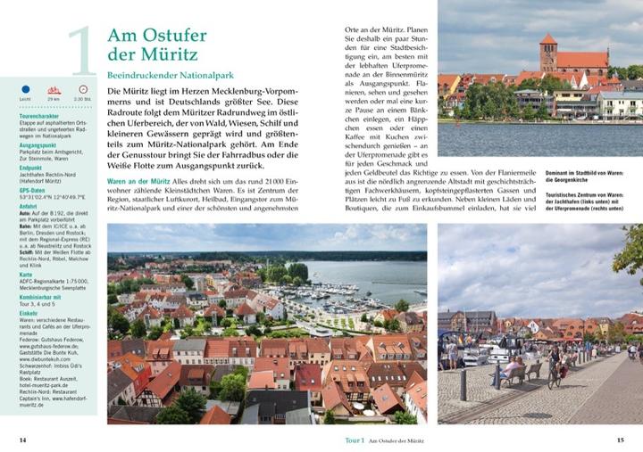 Actual product image Radtouren am Wasser Mecklenburgische Seenplatte (German, Hans Zaglitsch, Linda O'Bryan, 2021)