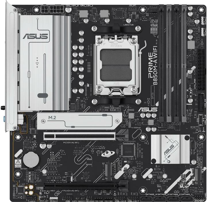 Actual product image ASUS MB PRIME B850M-A WIFI (AM5, AMD B850, mATX)