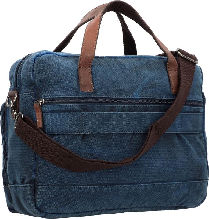 Actual product image Greenburry Briefcase Vintage Aviator 5893 Business Bag Blue Edition (15.75", Universal)