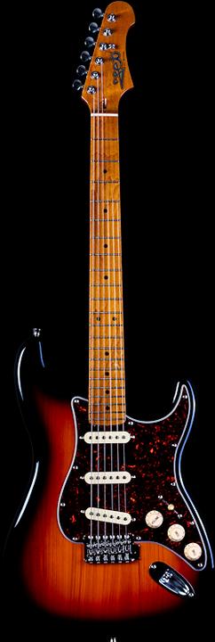 JET Guitare électrique S-Style 300 Série (Guitare électrique, Tilleul)