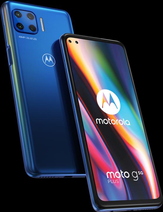 Produktbild Motorola Moto G 5G Plus (128 GB, Surfing Blue, 6.70", Dual SIM, 48 Mpx, 5G)