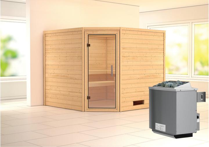 Actual product image Karibu Leona without roof rim (9 KW internal control)