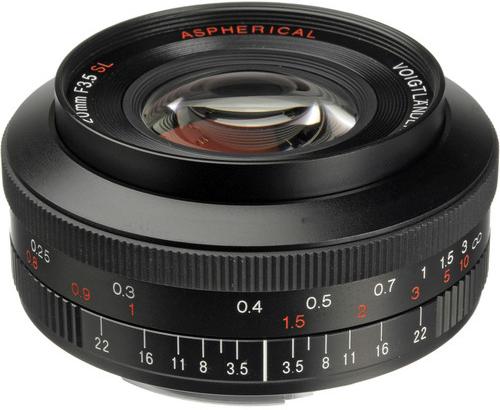 Actual product image Voigtländer Colour-Skopar lens 20mm, f/3.5 SL II, Canon (Canon EF, full size)