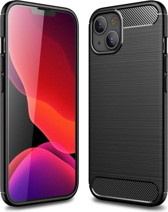 Image du produit Screenguard Apple iPhone 13 mini coque carbone brossé souple TPU (Apple iPhone 13 mini)