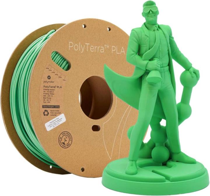 Image du produit Polymaker PolyTerra (PLA, 1.75 mm, 1000 g, Vert)