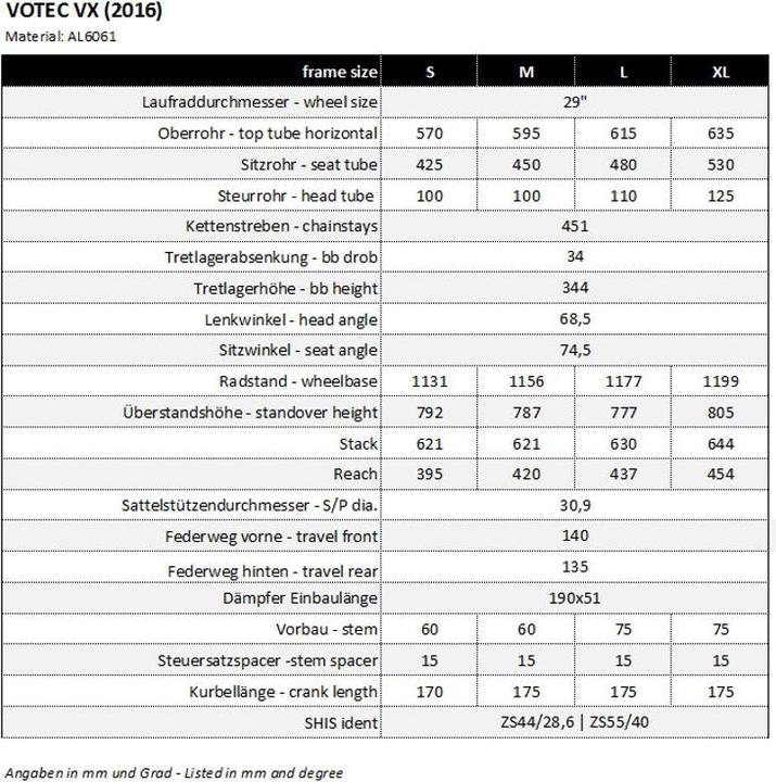Produktbild Votec VX Comp - Trail Fully 29" - (42.50 cm)