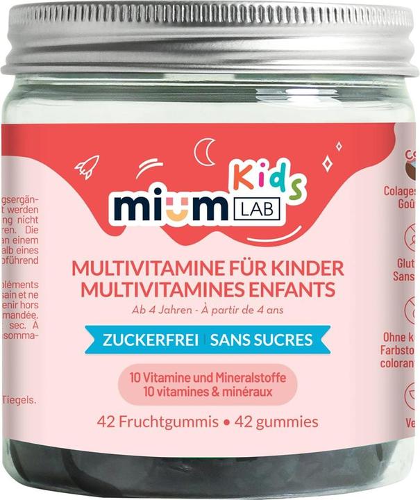 Produktbild Mium Lab Vitamingummis Kinder (42 Stück, Gummies, 135 g)