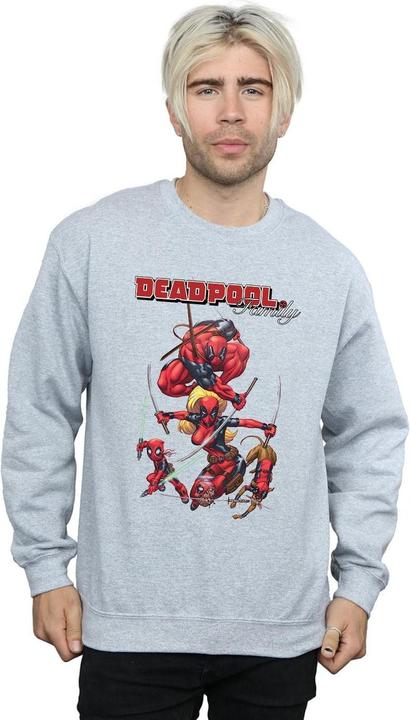 Actual product image Mens Deadpool Family Sweatshirt (M)