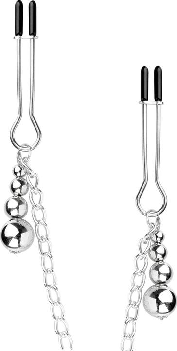Produktbild Bedroom Fantasies Ballknebel mit Nippelklemmen Schwarz