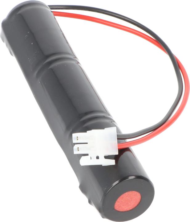 Produktbild XCell Notleuchtenakku NiCd 3,6V 1800mAh L1x3 Sub-C mit 200mm Kabel einseitig und Stecker (1 Stk., 1800 mAh, Ladegerät inkl. Akku)