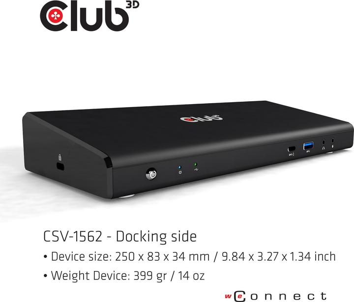 Immagine prodotto Club 3D CSV-1562 (USB-C, 5 Porti)