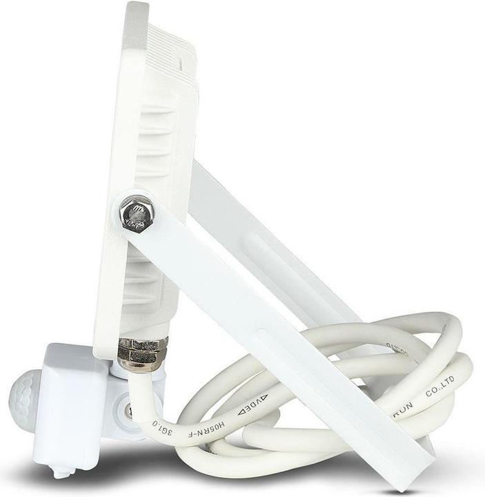 Produktbild V-TAC VT30SW 30W LED Sensor Fluter SAMSUNG Chip Abschaltfunktion Weiss Gehäuse 6400K (2400 lm, IP65)