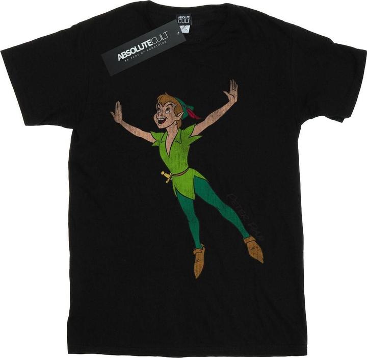 Actual product image Disney Womens/Ladies Classic Flying Cotton Boyfriend T-Shirt (S)