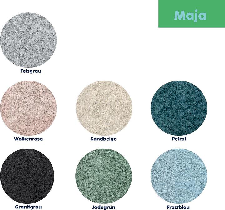 Actual product image Kela Bathmat Maja petrol blue (120 x 70 cm)