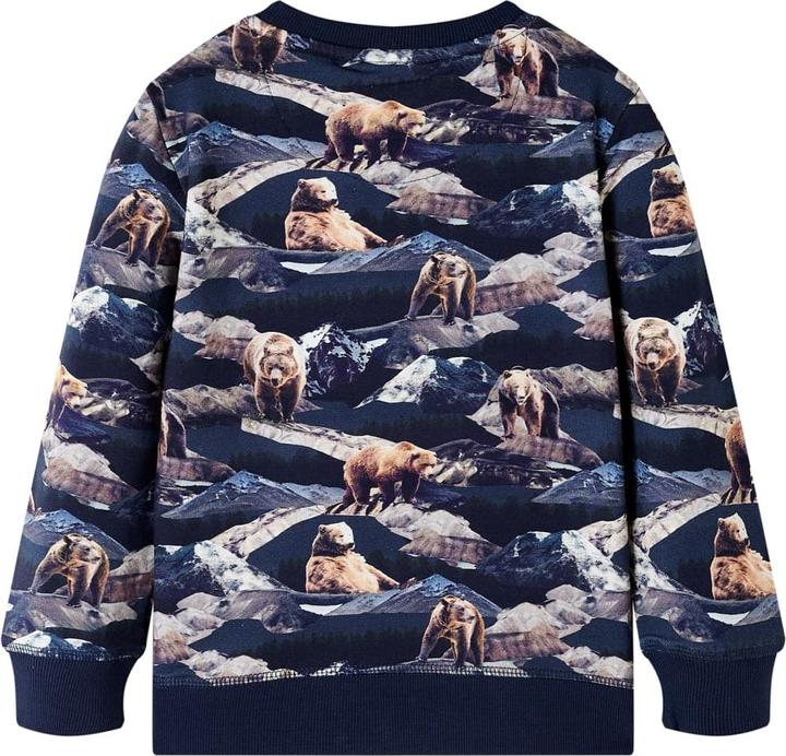 Produktbild VidaXL Kinder-Sweatshirt Marineblau 140,Material: 95 % Baumwolle. 5 (140)