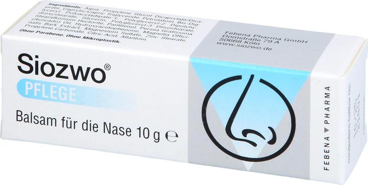 Immagine prodotto Pharma Siozwo Balsamo curativo per il naso, crema da 10 g (1 Pezzo/i)