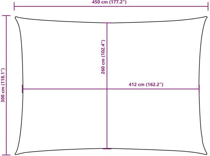Actual product image VidaXL Nezhatok (300 x 450 cm)