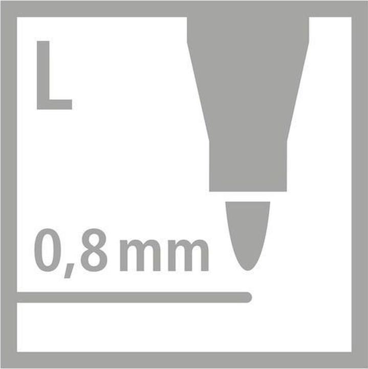 Produktbild STABILO GREENpoint umweltfreundlicher Filzschreiber (Schwarz, 1 x)