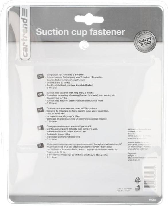 Actual product image Cartrend Suction cup