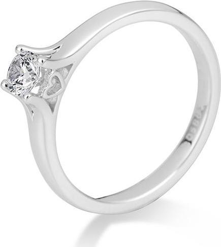 Actual product image Breuning 4 prong set up to 0.30 ct. (52, 750/18 K Gold)