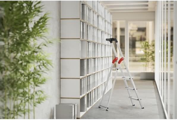 Produktbild Hailo L60 StandardLine, Alu-Sicherheits-Stehleiter, 4 Stufen (Stehleiter, 161 cm)