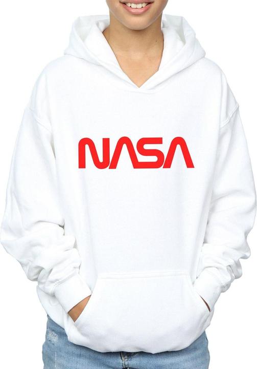 Immagine prodotto Nasa Modern Logo Felpa con Cappuccio Ragazzi (140, 146)