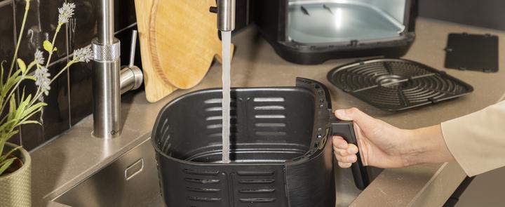 Image du produit Princess Friteuse numérique à air chaud 6,5 L avec séparateur (Prise UE)