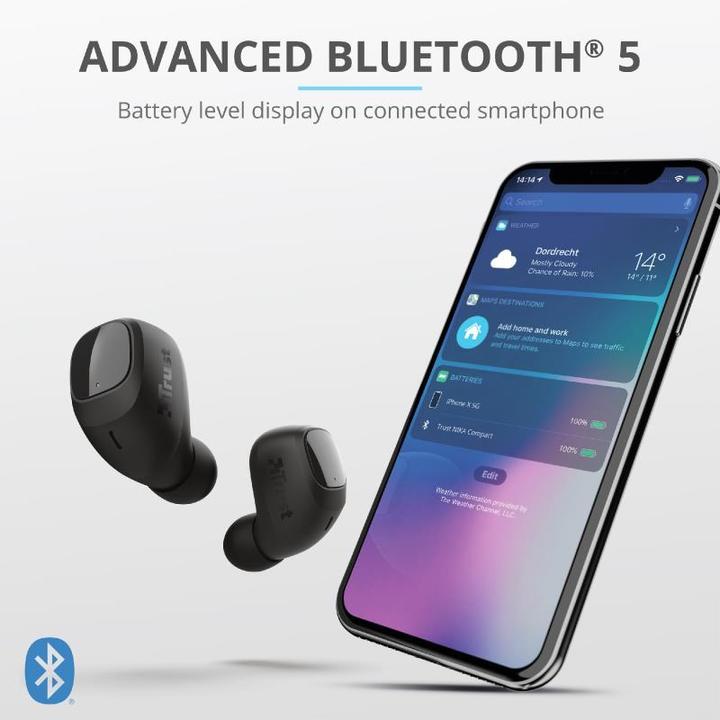 Actual product image Trust Nika Compact Headphones (ANC, 8 h, Wireless)
