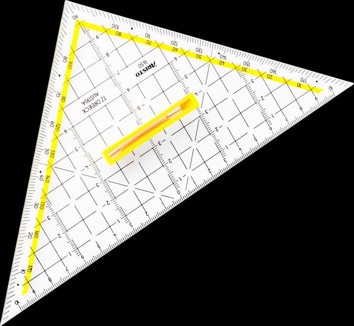 Produktbild Aristo Winkel 22,5cm 1650/3 aus Plexiglas