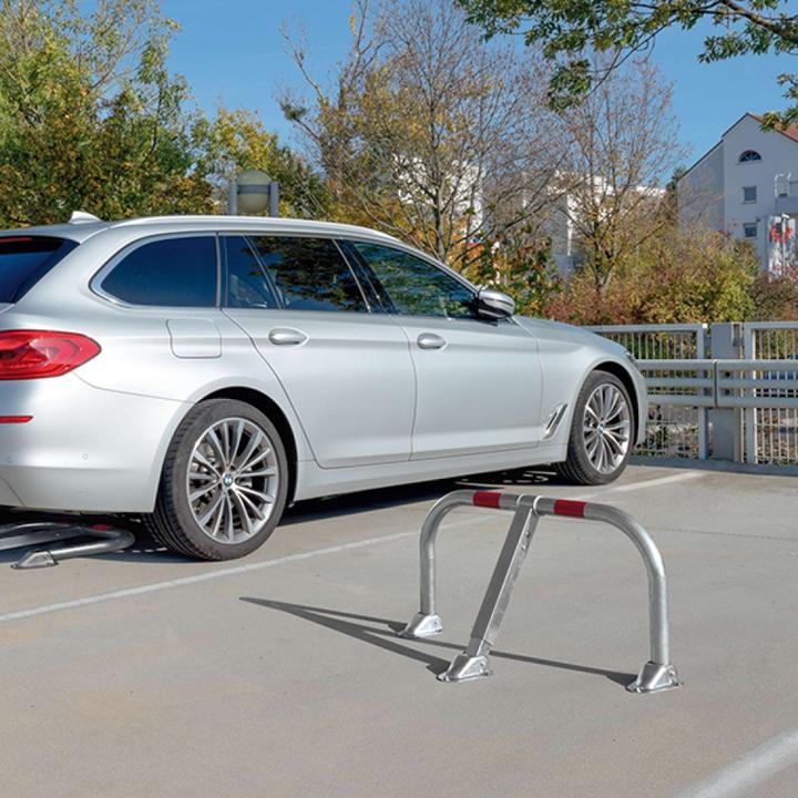 Produktbild Moravia Parkbügel SESAM 455 x 960 mm verzinkt mit reflektierenden Rotringe
