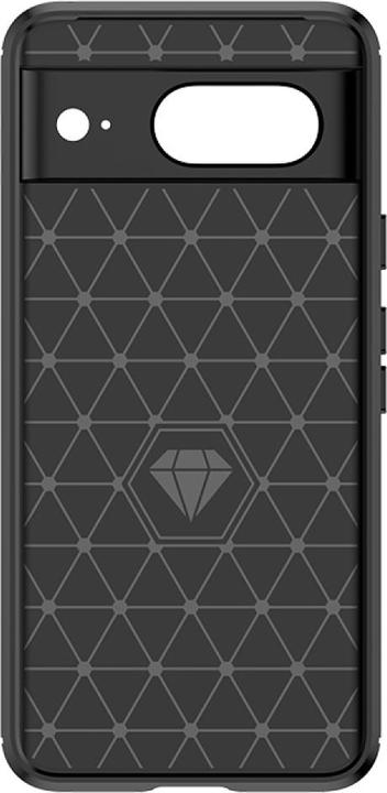 Actual product image Screenguard Google Pixel 8 Cover Carbon Brushed Soft TPU (Google Pixel 8)