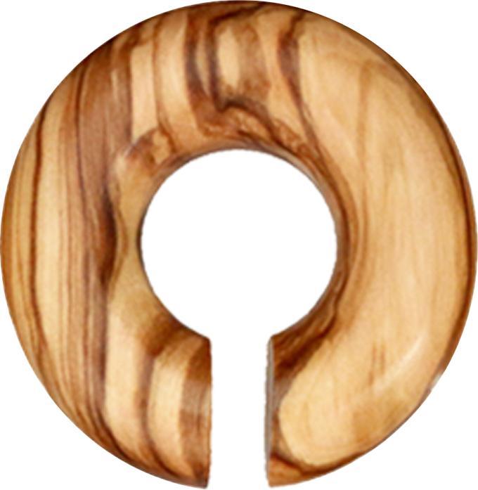 Image du produit Star Piercing Poids d'oreille Donut en bois d'olivier (sans laiton, Organique)