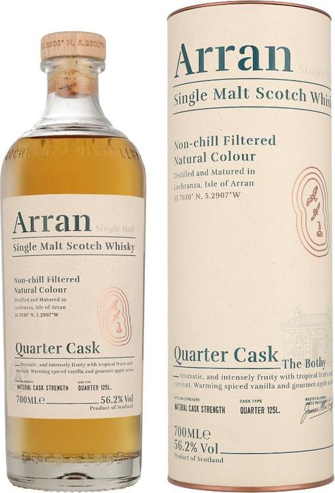 Immagine prodotto Arran Distillery Quarter Cask The Bothy (Single Malt, Whisky scozzese)