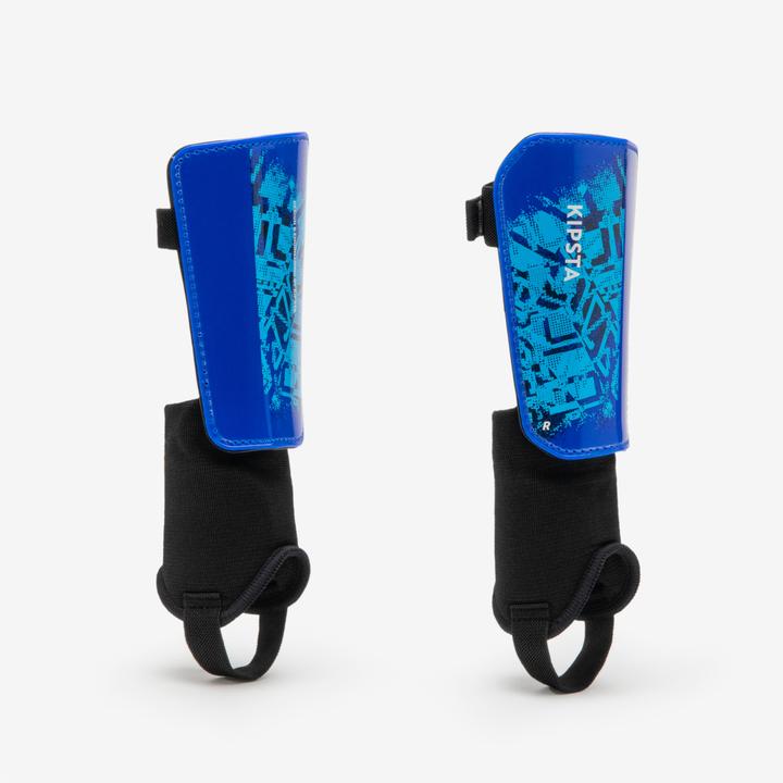 Produktbild Kipsta Kinder Fussball Schienbeinschoner - Essential 140 blau (S)
