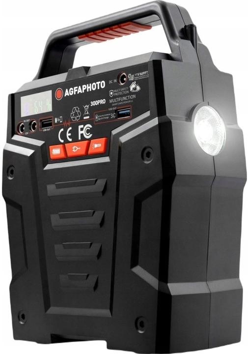 Image du produit AGFAPHOTO Powercube 300 Pro Station de puissance Li-Ion Noir (278 Wh, 2.20 kg)