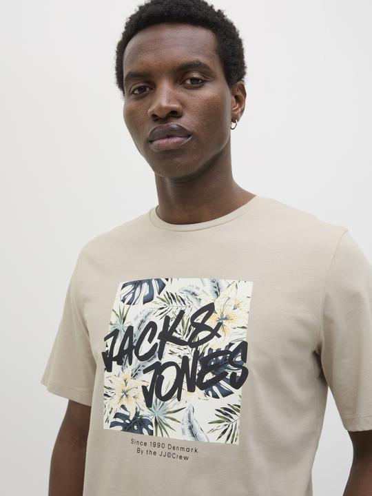 Actual product image Jack & Jones Jjhawaii Shape Tee Ss Crew Neck Ln (XXL)