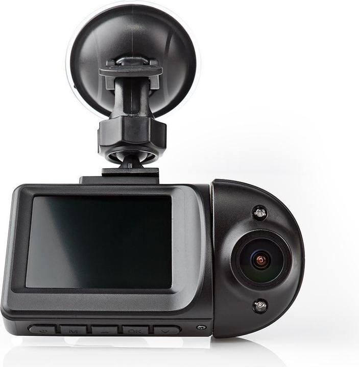 Immagine prodotto Nedis Cityline Roma, doppia videocamera da cruscotto 1440p, 2,3" (Ricevitore GPS, Bluetooth, Microfono incorporato, Display integrato, Accelerometro, Visione notturna, HD)