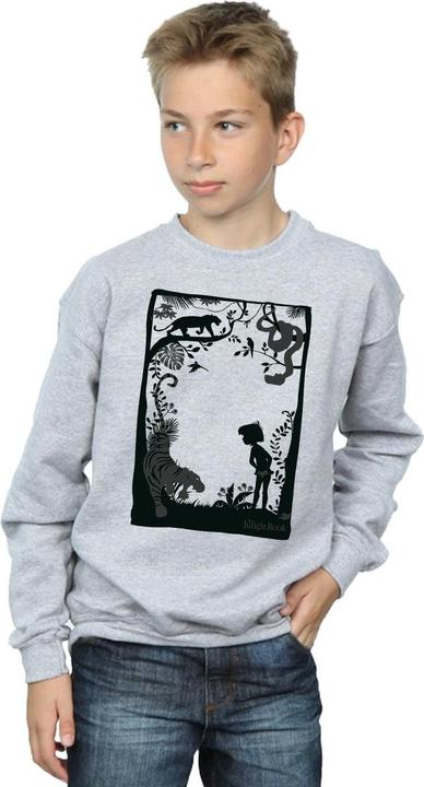 Immagine prodotto Disney The Jungle Book Silhouette Poster Felpa Ragazzi (116)