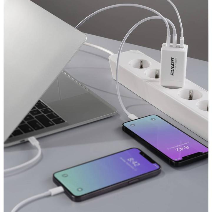 Image du produit Voltcraft UC-2C1A65W01 USB-Ladegerät 65 W Steckdose, Innenbereich Ausgangsstrom (65 W)