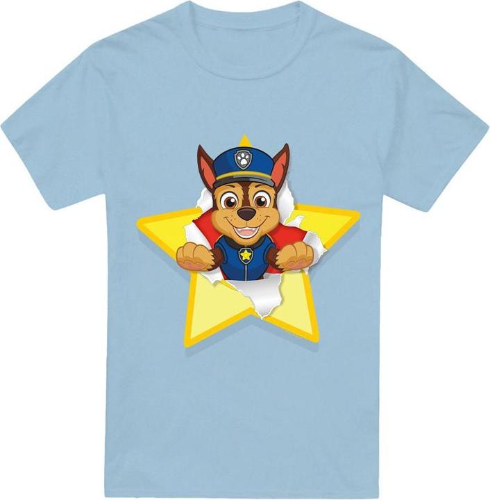 Actual product image Paw Patrol Mens Chase Torn Star T-Shirt (3XL)