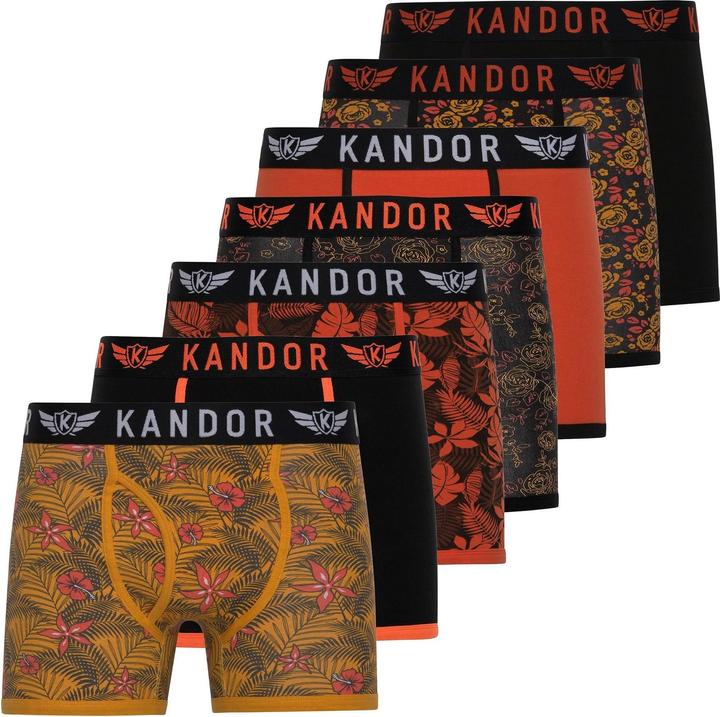 Produktbild Kandor Florid Boxershorts (7erPack) (S, 7er Pack)