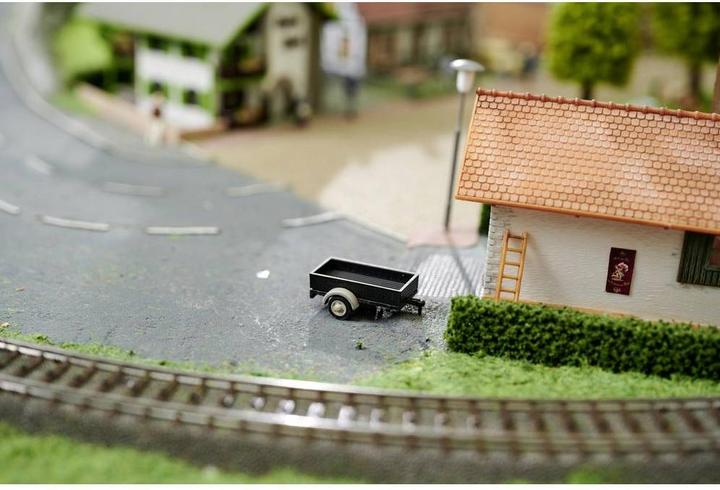Actual product image Carson Modellsport 1:87 Platform trailer w. trailer hitch. 1:87 Trailer