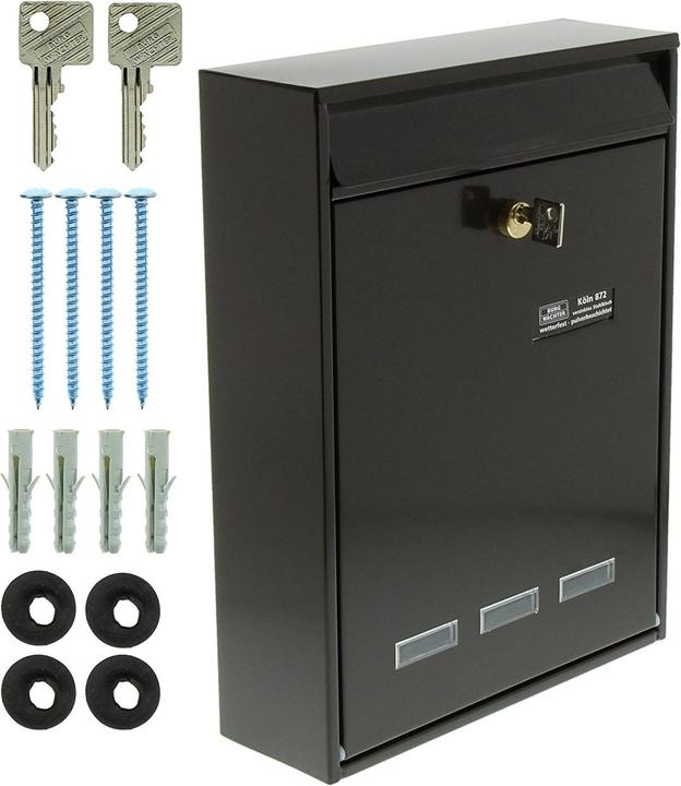 Produktbild Burg Wächter Briefkasten KÖLN 872 BR