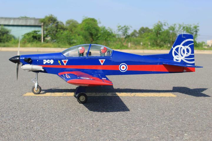 Produktbild Seagull Models ( SG-Models ) Pilatus PC-9 "UK-Airforce" 10cc blau/rot (Kunstflug)