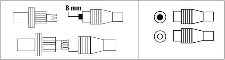 Actual product image Hama Coax plug and coax coupling in a set (Plugs and connectors)